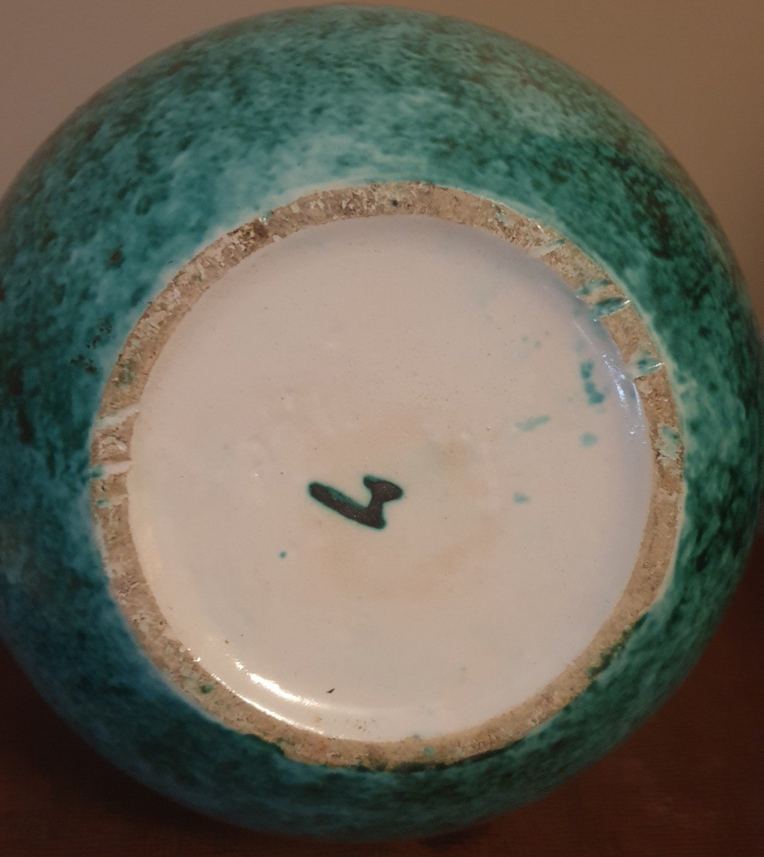 Sainte Radegonde Vase Boule Art Déco Gustave Asch-photo-1