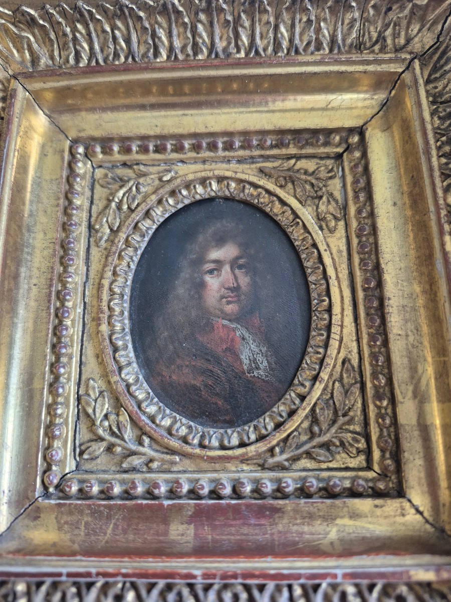 Portrait Of A Gentleman Miniature On Copper 17th Century -photo-4