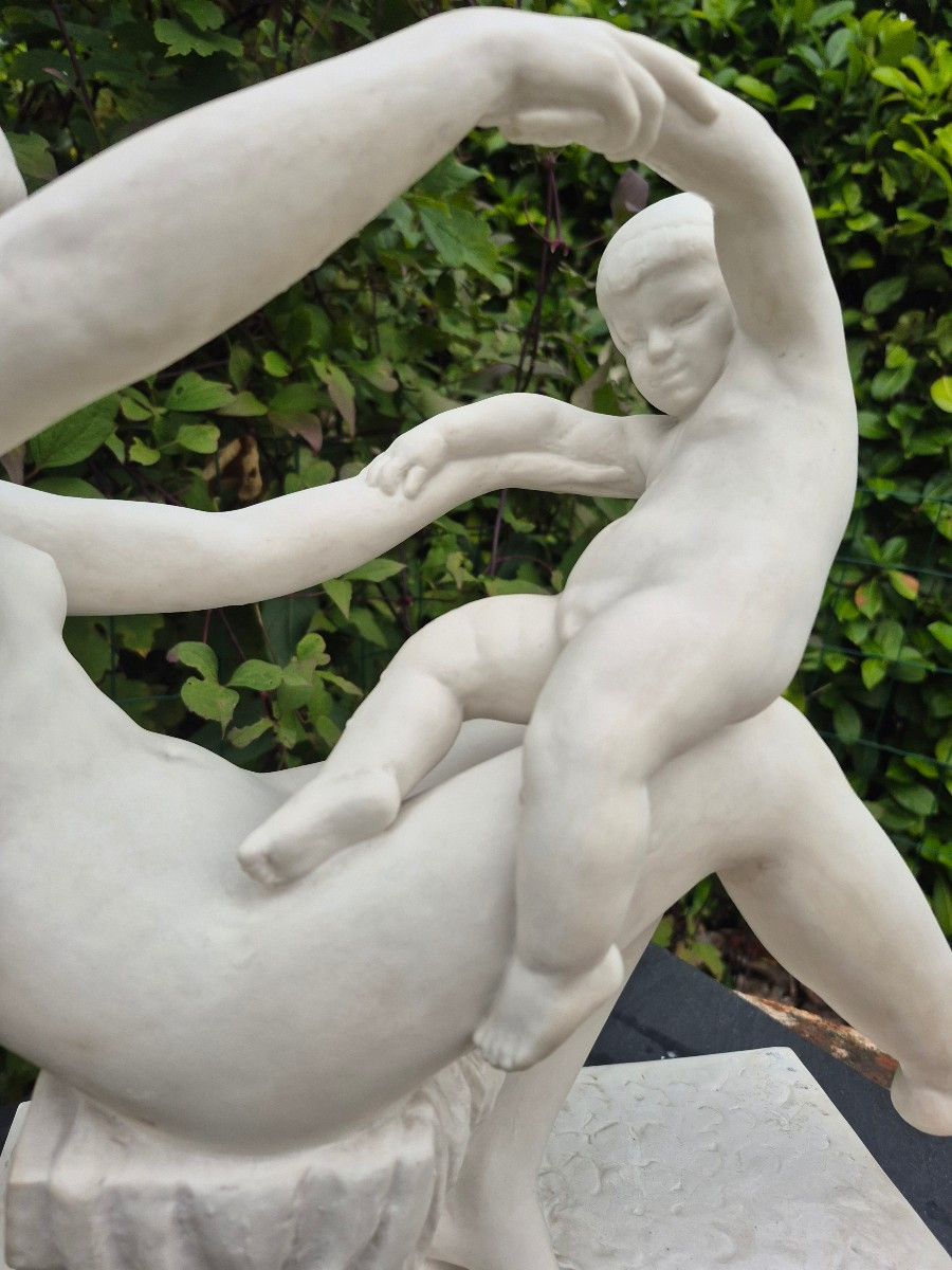 Gaston Contesse (1870-1946) Sèvres Manufactory, White Porcelain -photo-2