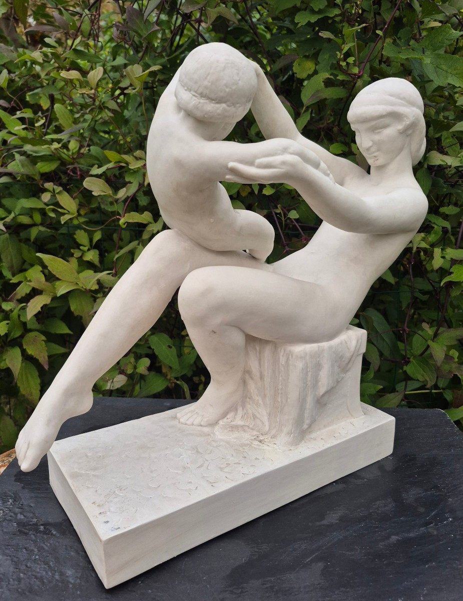 Gaston Contesse (1870-1946) Sèvres Manufactory, White Porcelain 