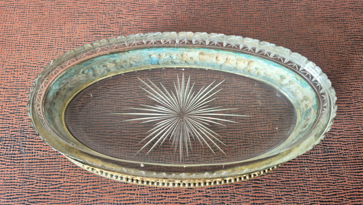   Farandole Of Loves Napoleon III Planter In Crystal And Gilt Brass -photo-2