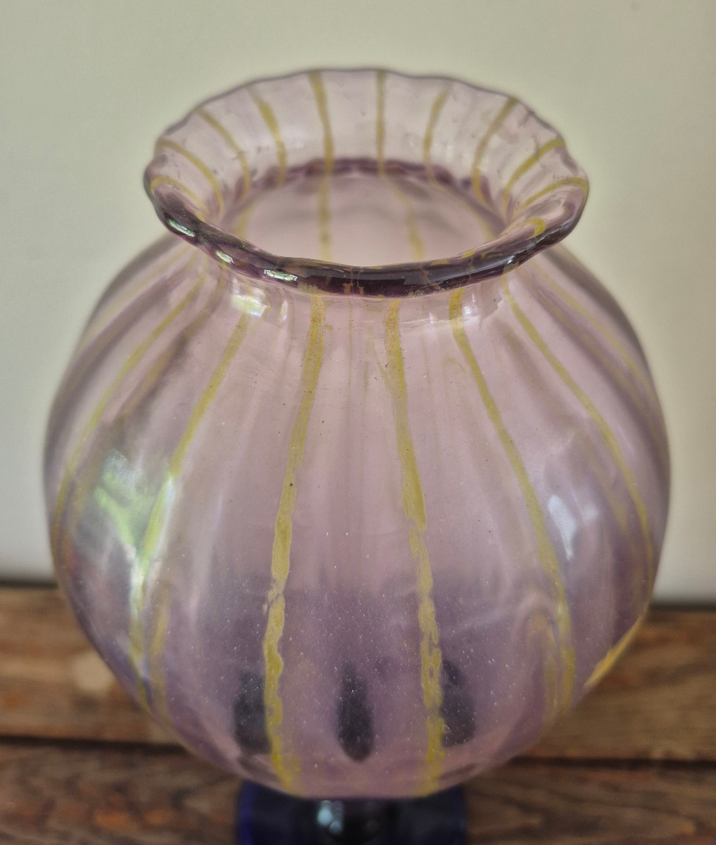 Schneider Charles  Vase Série Des Filetés-photo-1