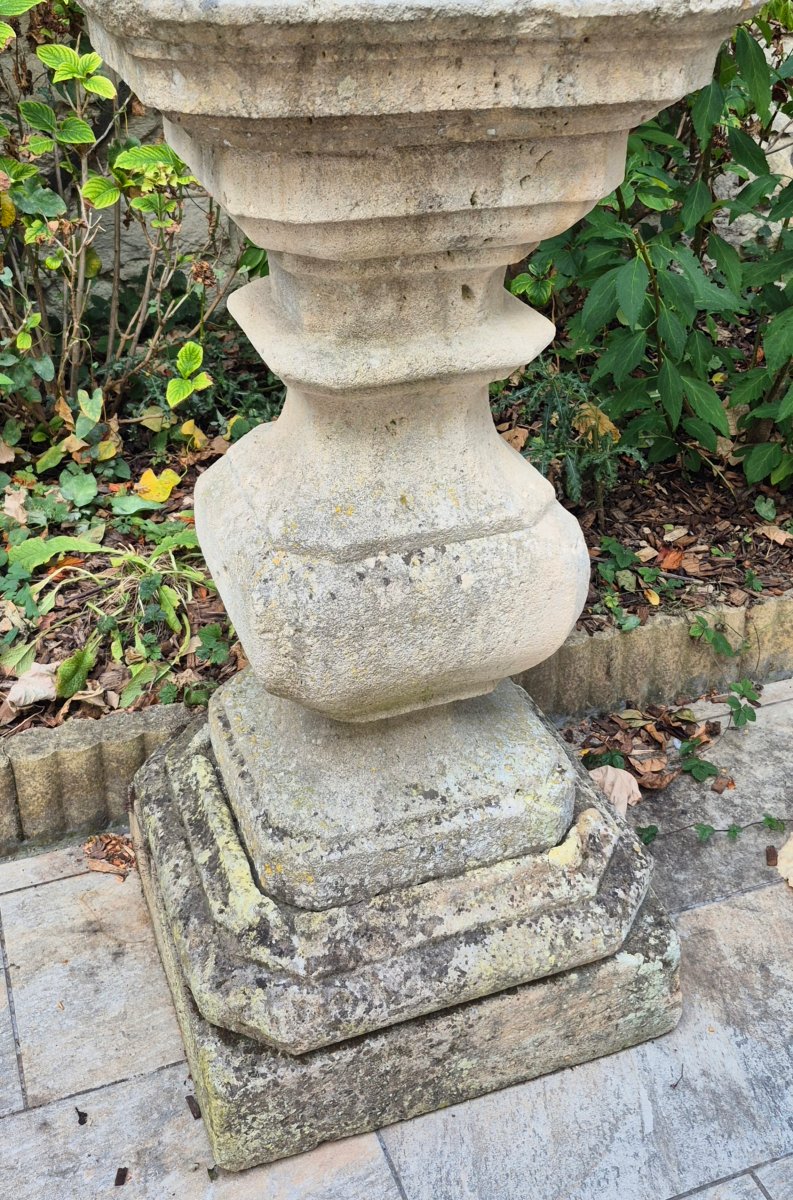 Cadran Solaire  d'époque Louis XIV en Pierre de Bourgogne -photo-3
