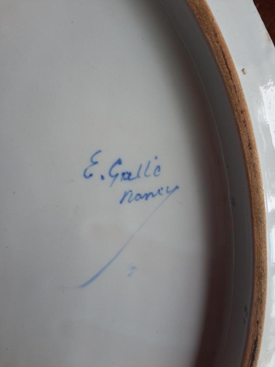 Plat chat Emile Gallé-photo-3