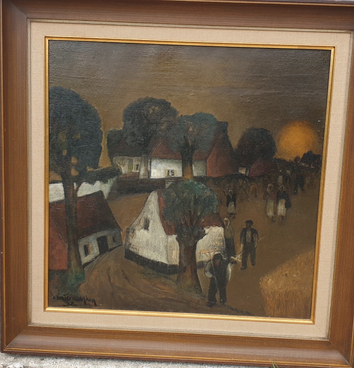 Gaston Van Landeghem( 1883 -1948) Peintre Belge -photo-1