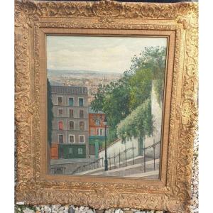 Vue de  Paris . K. Tertzakian Peintre Arménien ?