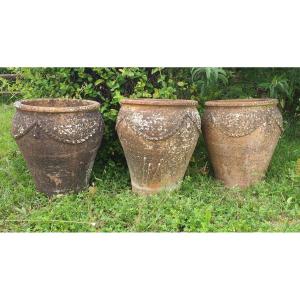 Terracotta Garden Jars. Vases Pots Garden