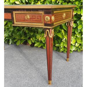 Paul Sormani Flat Desk Louis XVI Style Model Philippe Claude Montigny 