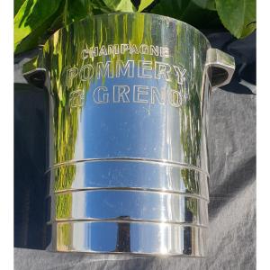  Christofle/ Pommery Greno Art Deco Champagne Bucket 