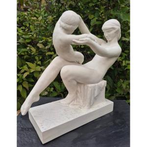 Gaston Contesse (1870-1946) Sèvres Manufactory, White Porcelain 