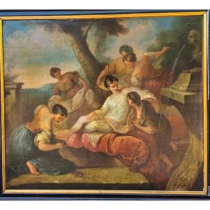 Cercle Carle Van Loo Tableau XVIII ème siècles