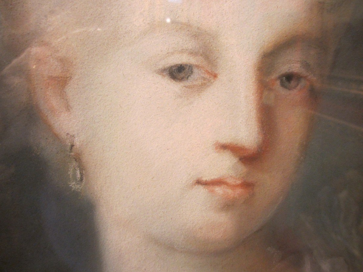 Pastel Féminin Dans Le Gout De Rosalba Carriera-photo-2