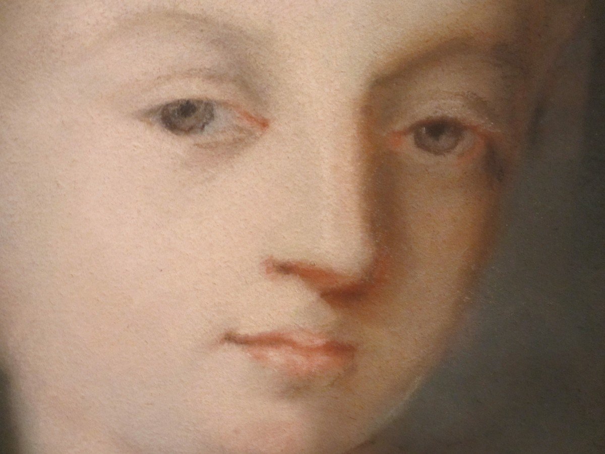 Pastel Féminin Dans Le Gout De Rosalba Carriera-photo-2