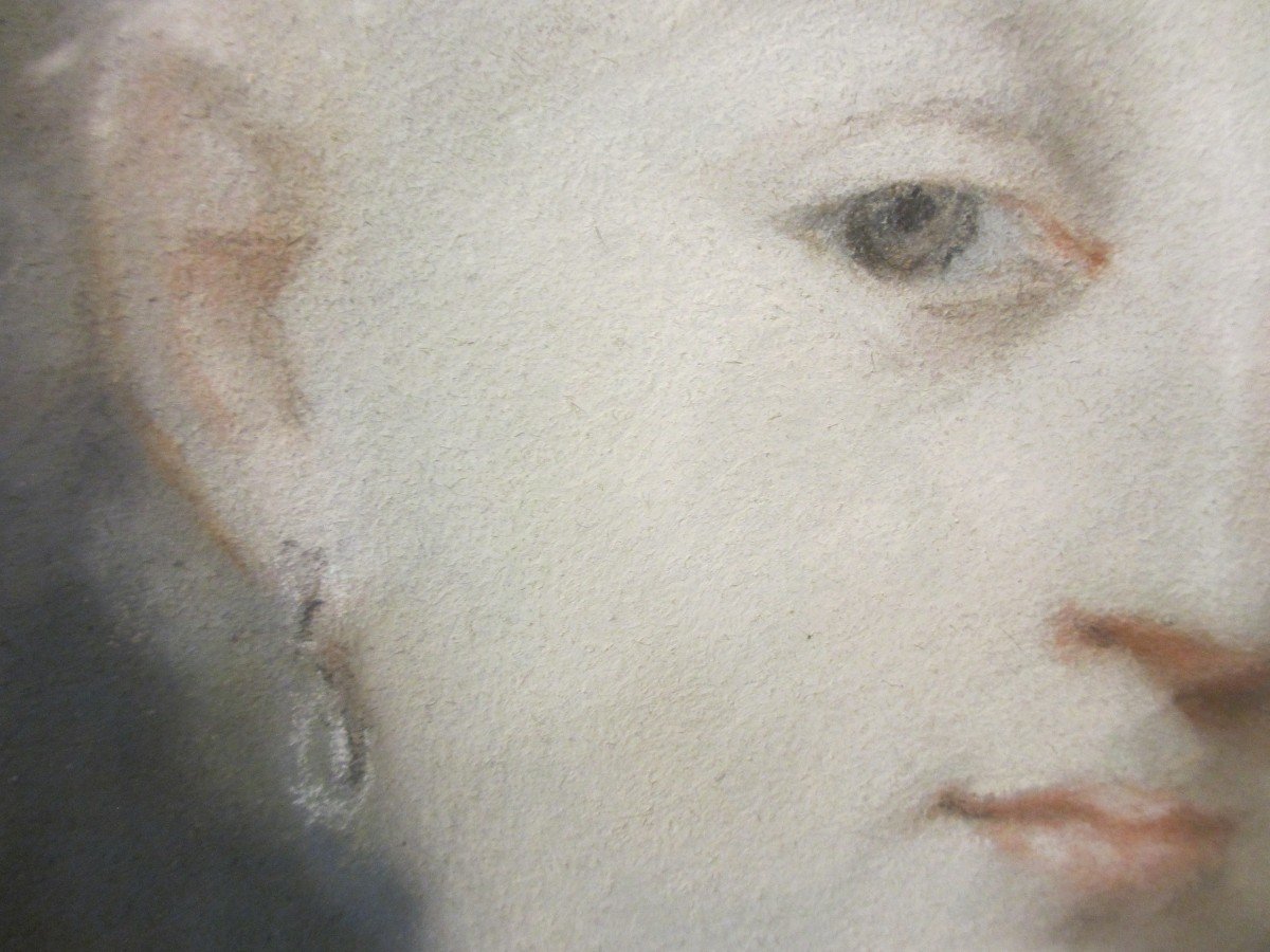 Pastel Féminin Dans Le Gout De Rosalba Carriera-photo-4