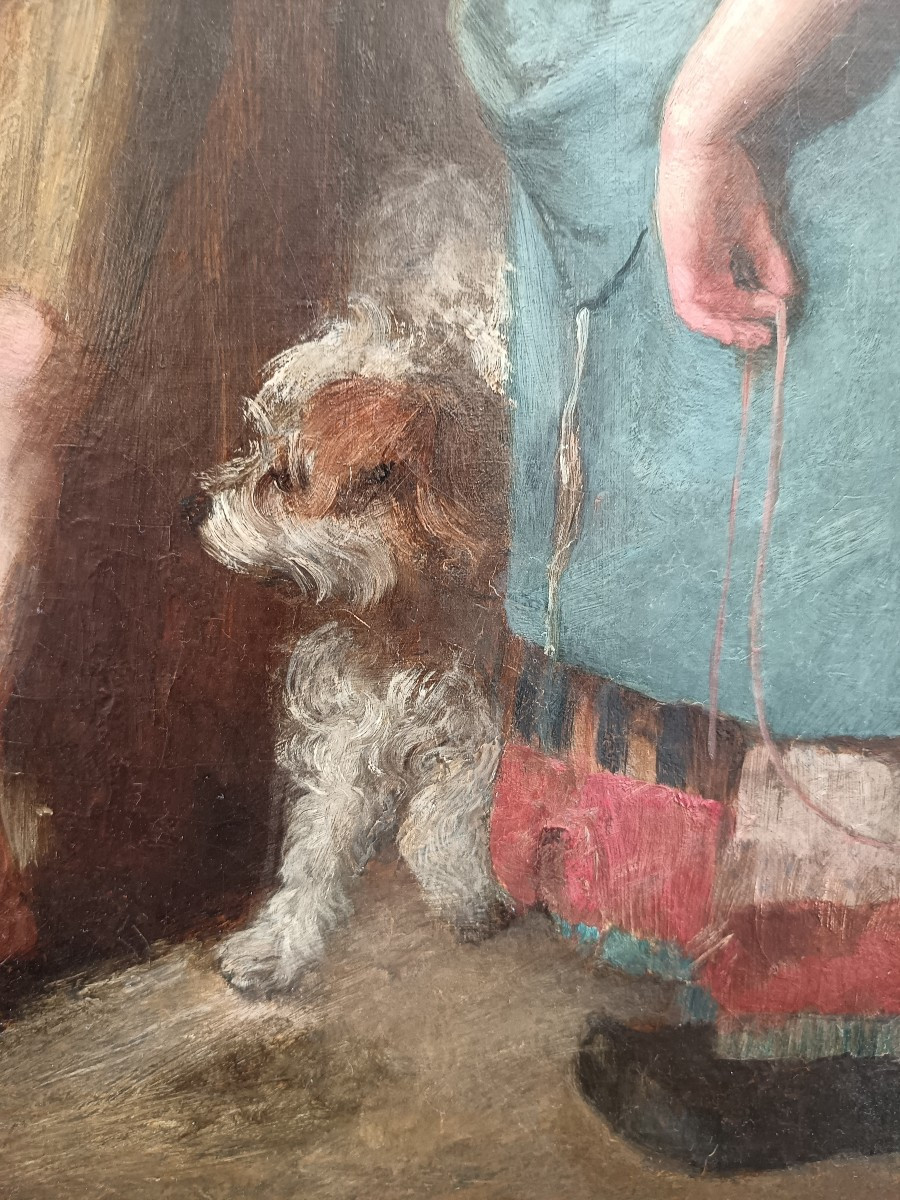 Children And Old Man, A Vanitas Scene.-photo-1