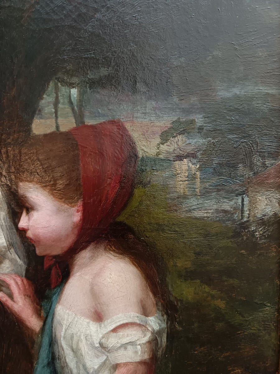 Children And Old Man, A Vanitas Scene.-photo-3