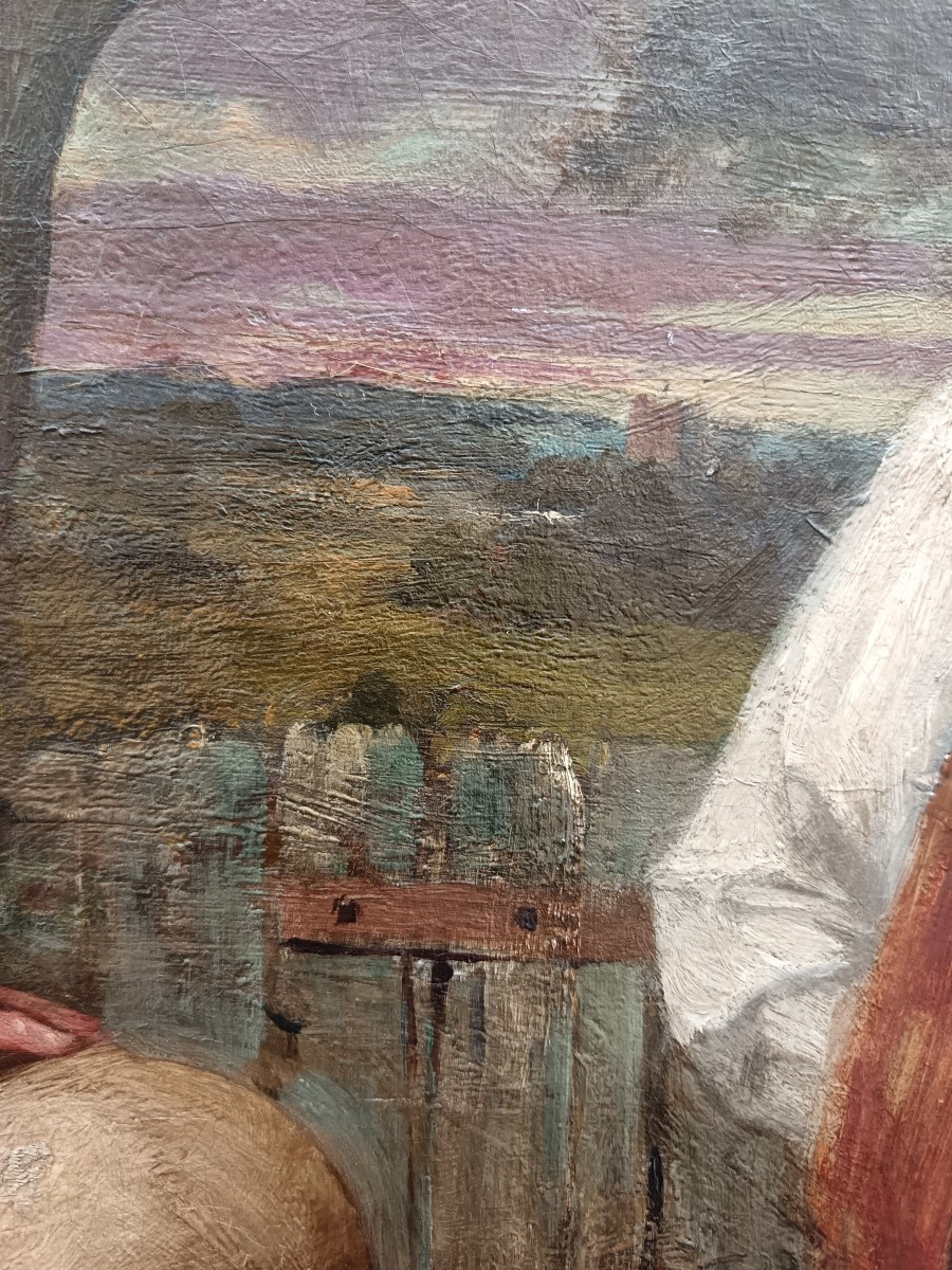 Children And Old Man, A Vanitas Scene.-photo-7