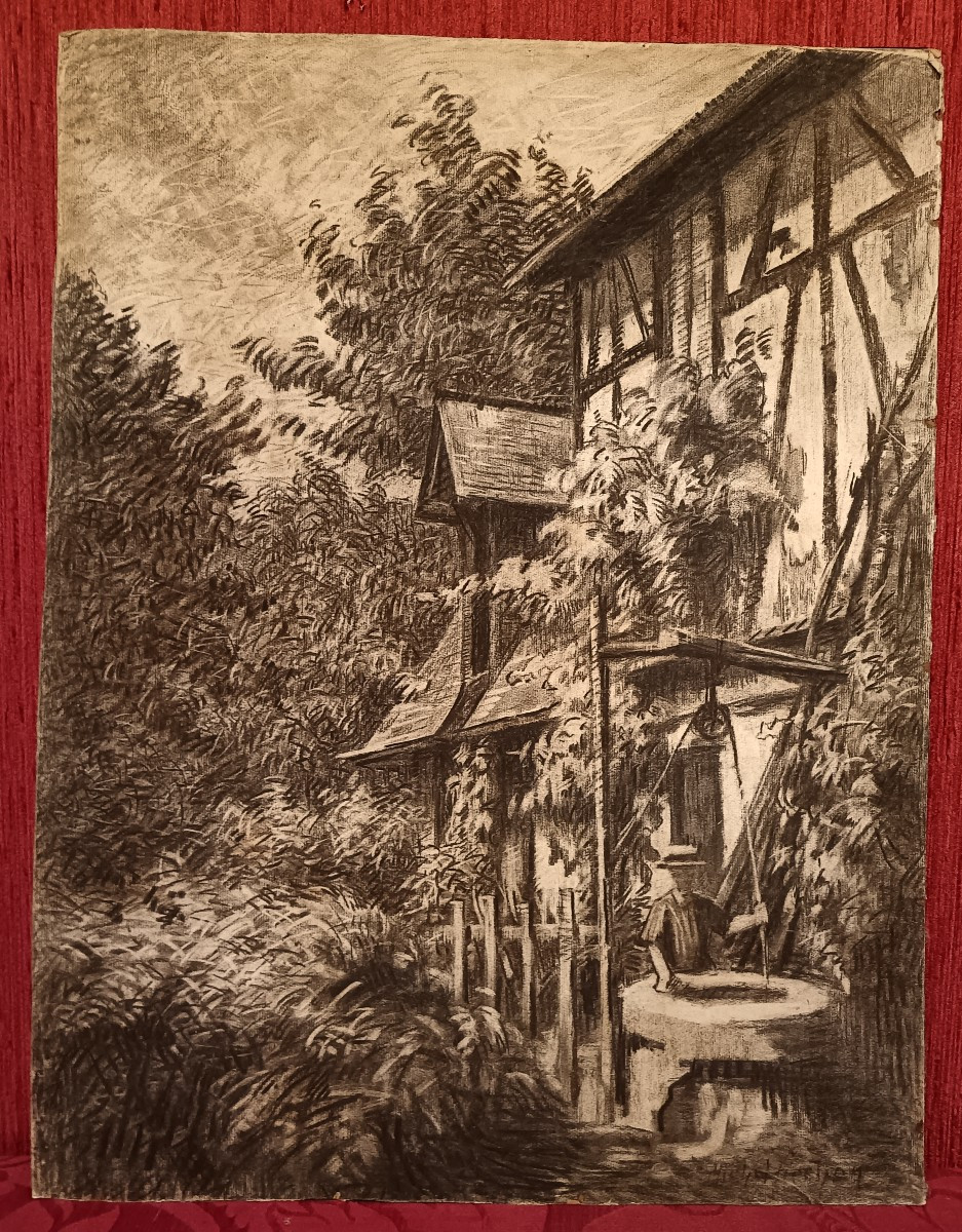 Countryside Scene By Michel Fréchon