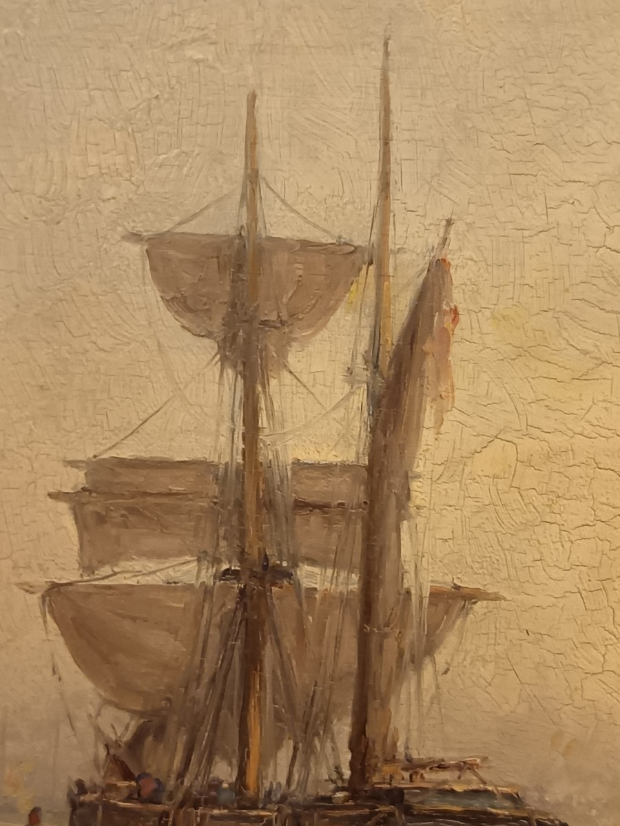 Bateaux au port par Victor Coste-photo-4