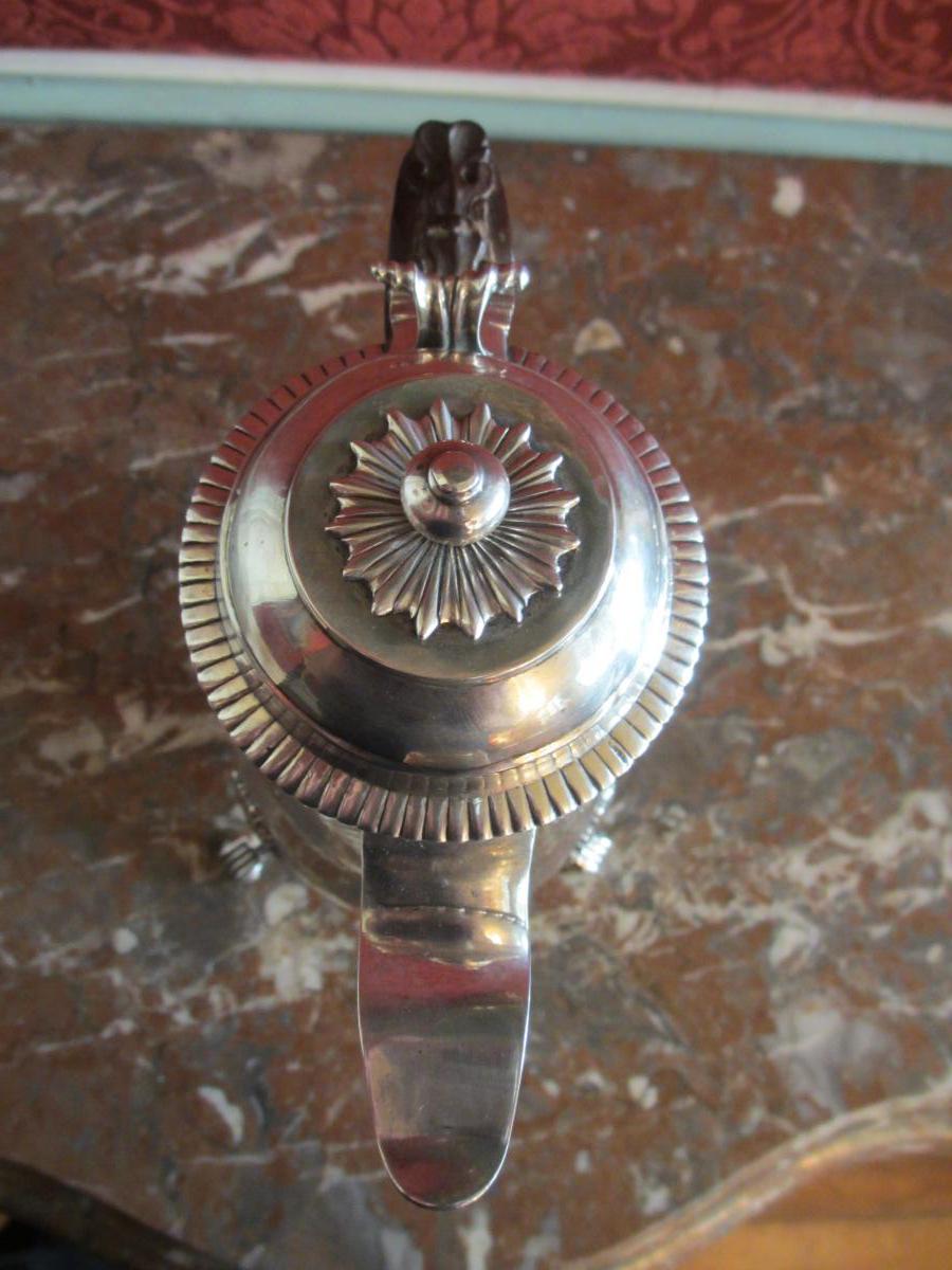 Cafetière En Argent XVIII Siècle-photo-3