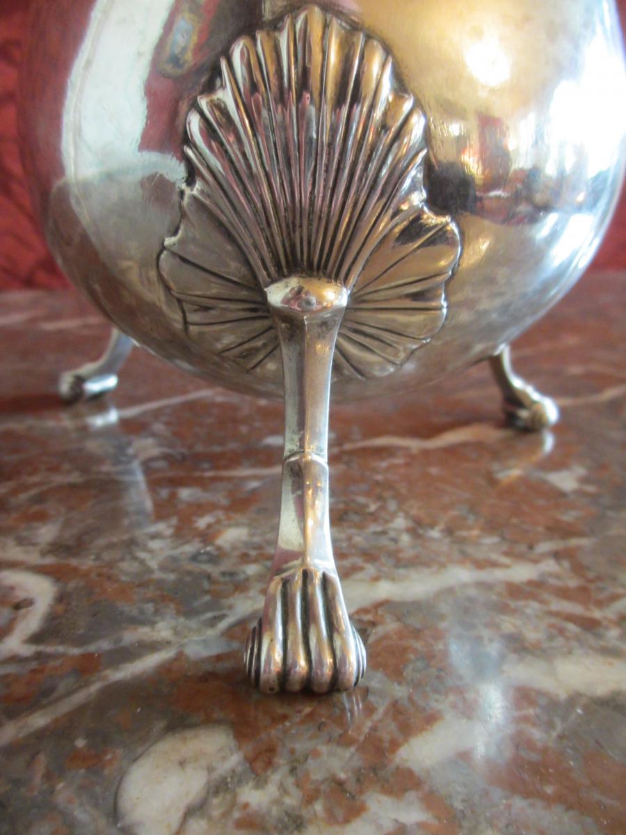 Cafetière En Argent XVIII Siècle-photo-2