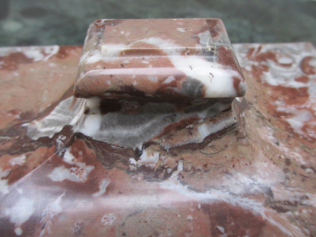 Louis XIV Marble Inkwell-photo-6