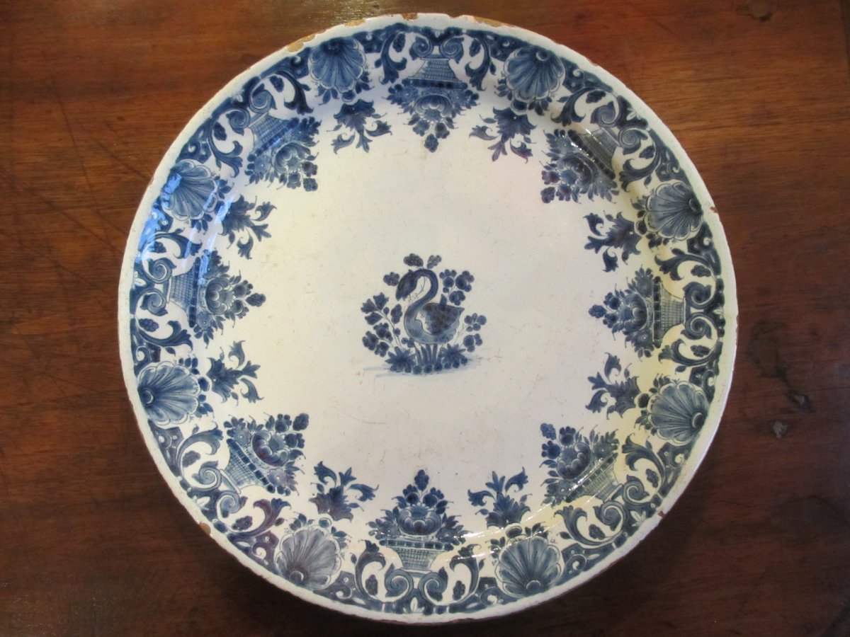 Rouen Faience Plate