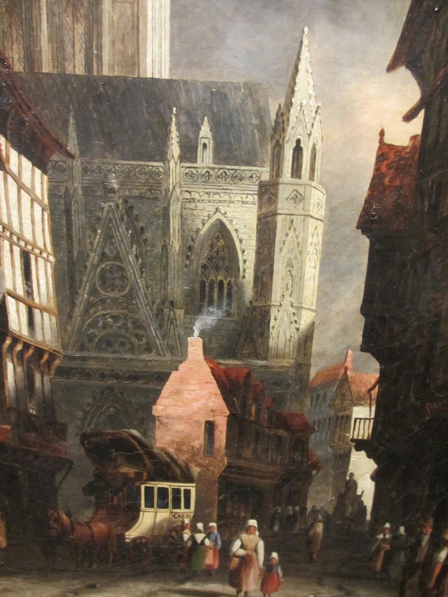 Eglise Saint Pierre De Caen Par Henri Schafer.-photo-3