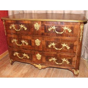 Louis XIV Commode In Rosewood Veneer