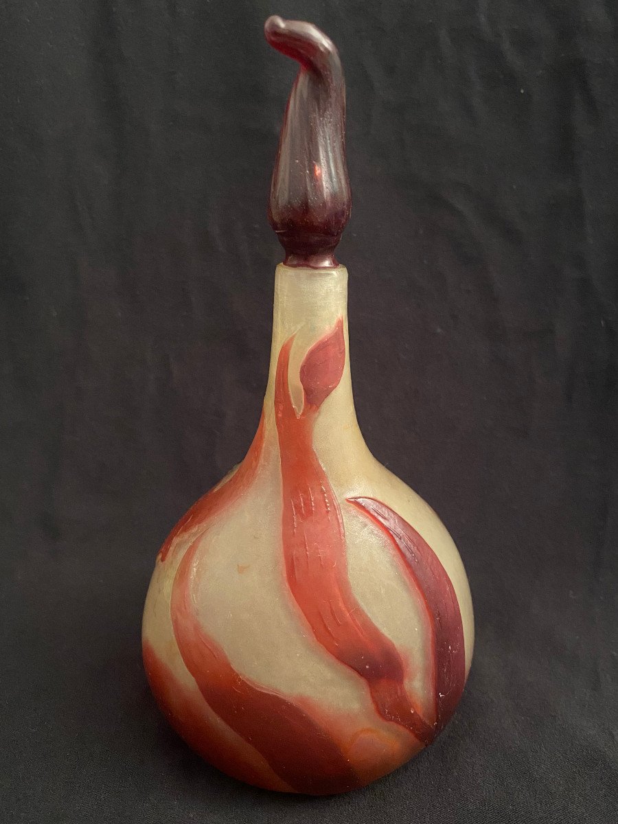 Bottle By Emile Gallé-photo-2
