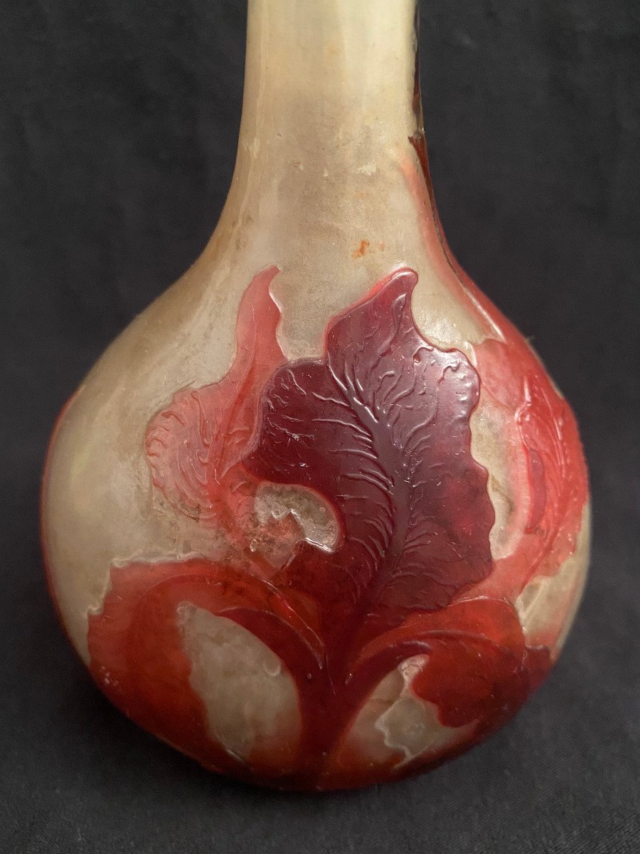 Bottle By Emile Gallé-photo-3