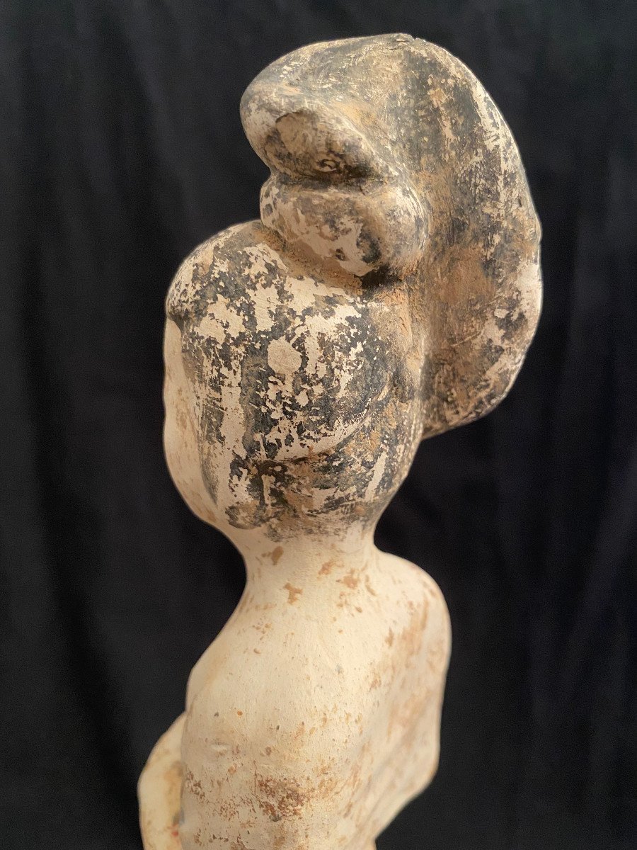 Statuette En Terre Cuite Dynastie Tang-photo-2