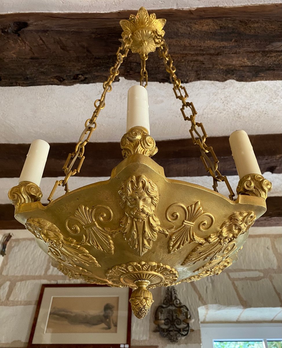 Empire Style Chandelier With Beards