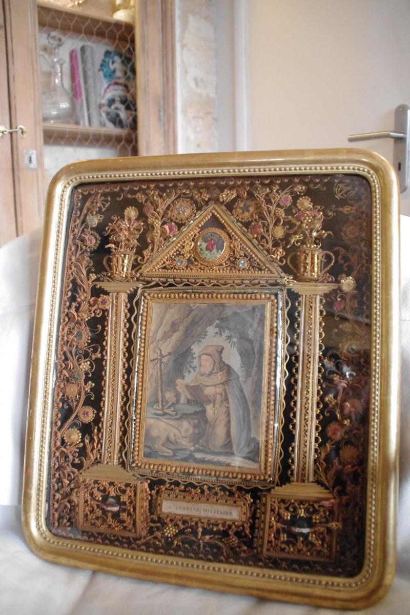 Reliquary, Paperolle Saint-antoine The Hermit