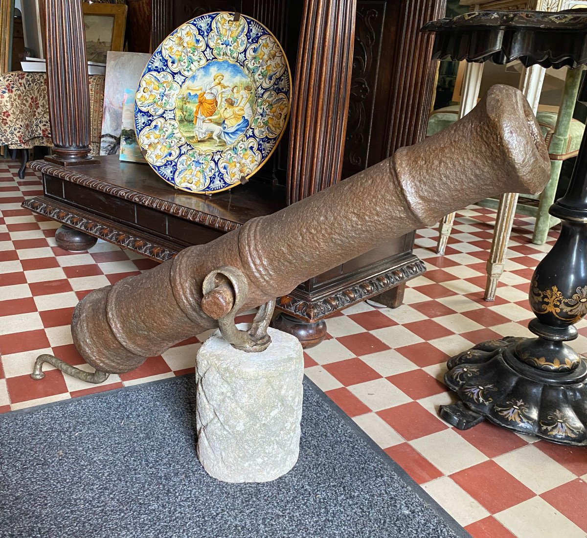 Pierrier Marine Cannon, 18th Century-photo-2