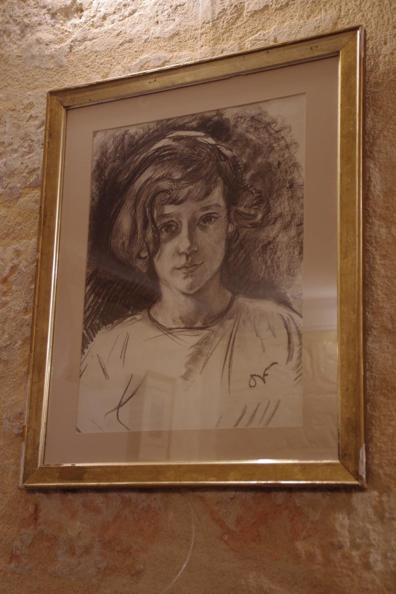 Dessin à La Craie Noire De Emile Othon Friesz