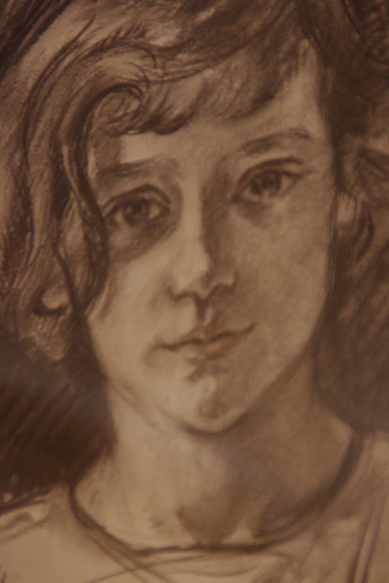 Dessin à La Craie Noire De Emile Othon Friesz-photo-3