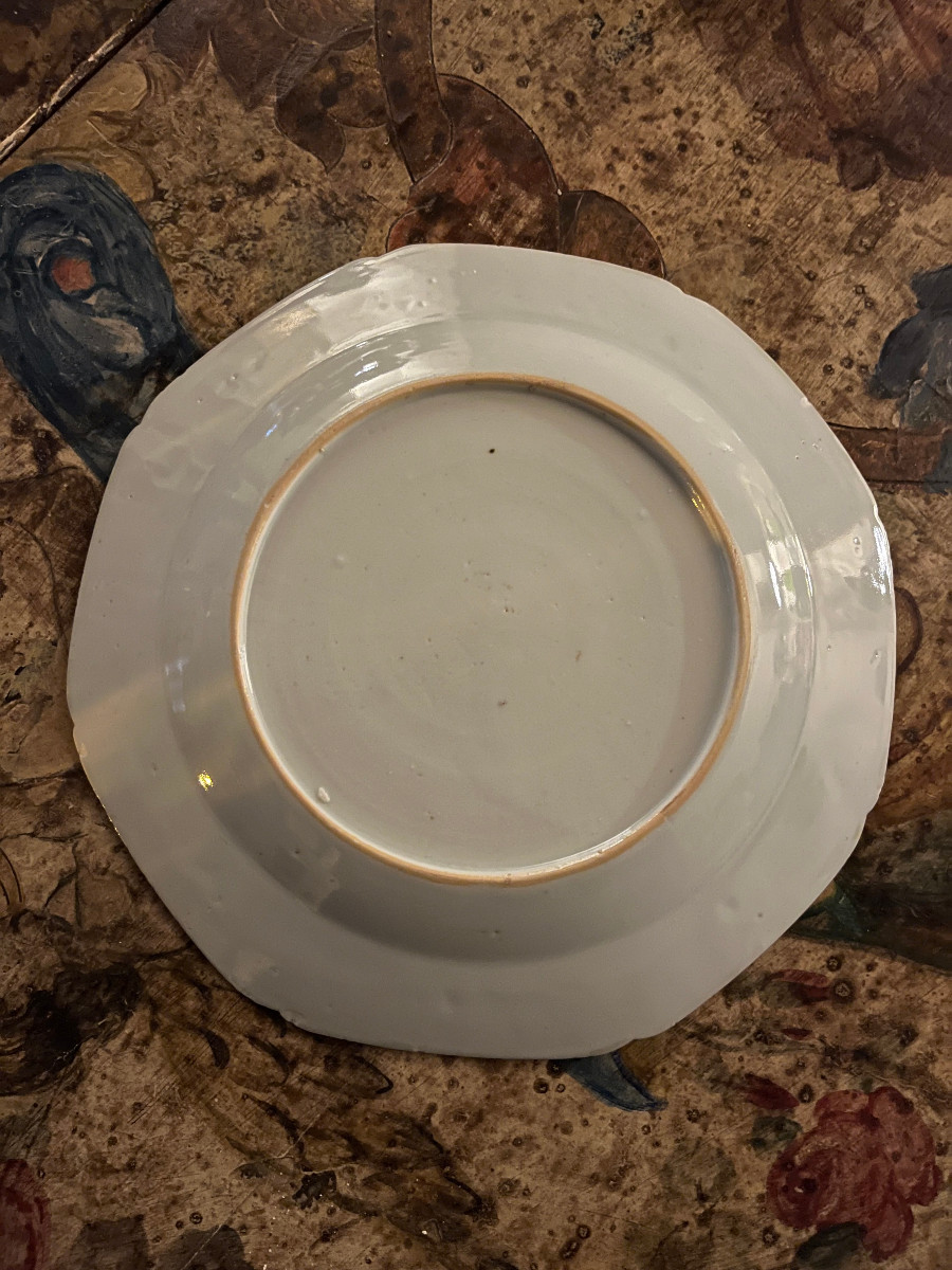 Set Of 11 Plates From The East India Company, 18th Century-photo-4