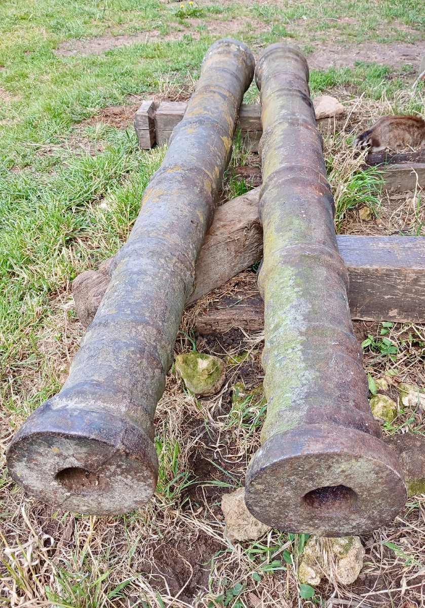 Paire de canons de campagne, Bourgogne