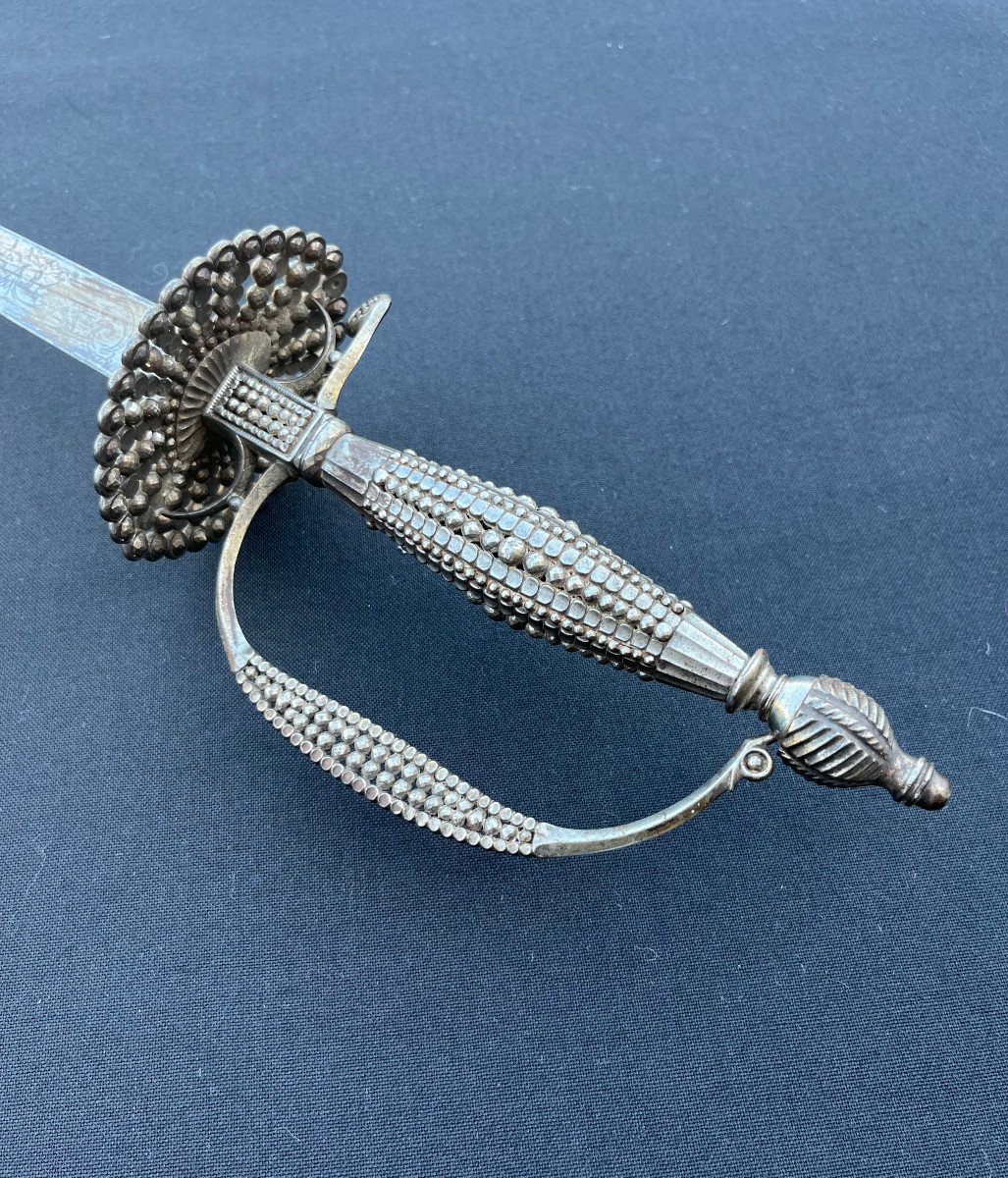 Epée de Cour ou d'Officier, fin de l'époque Louis XVI.-photo-2
