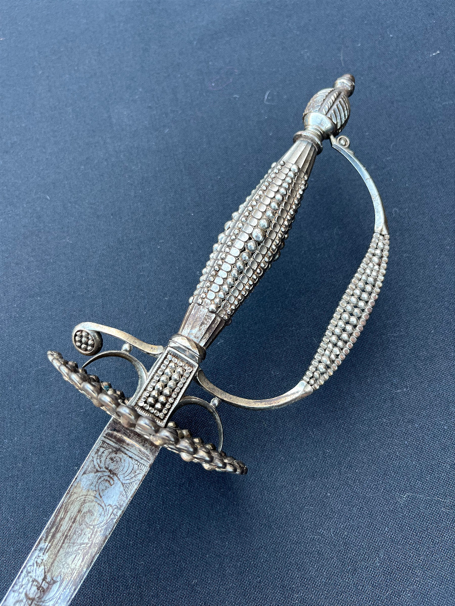 Epée de Cour ou d'Officier, fin de l'époque Louis XVI.