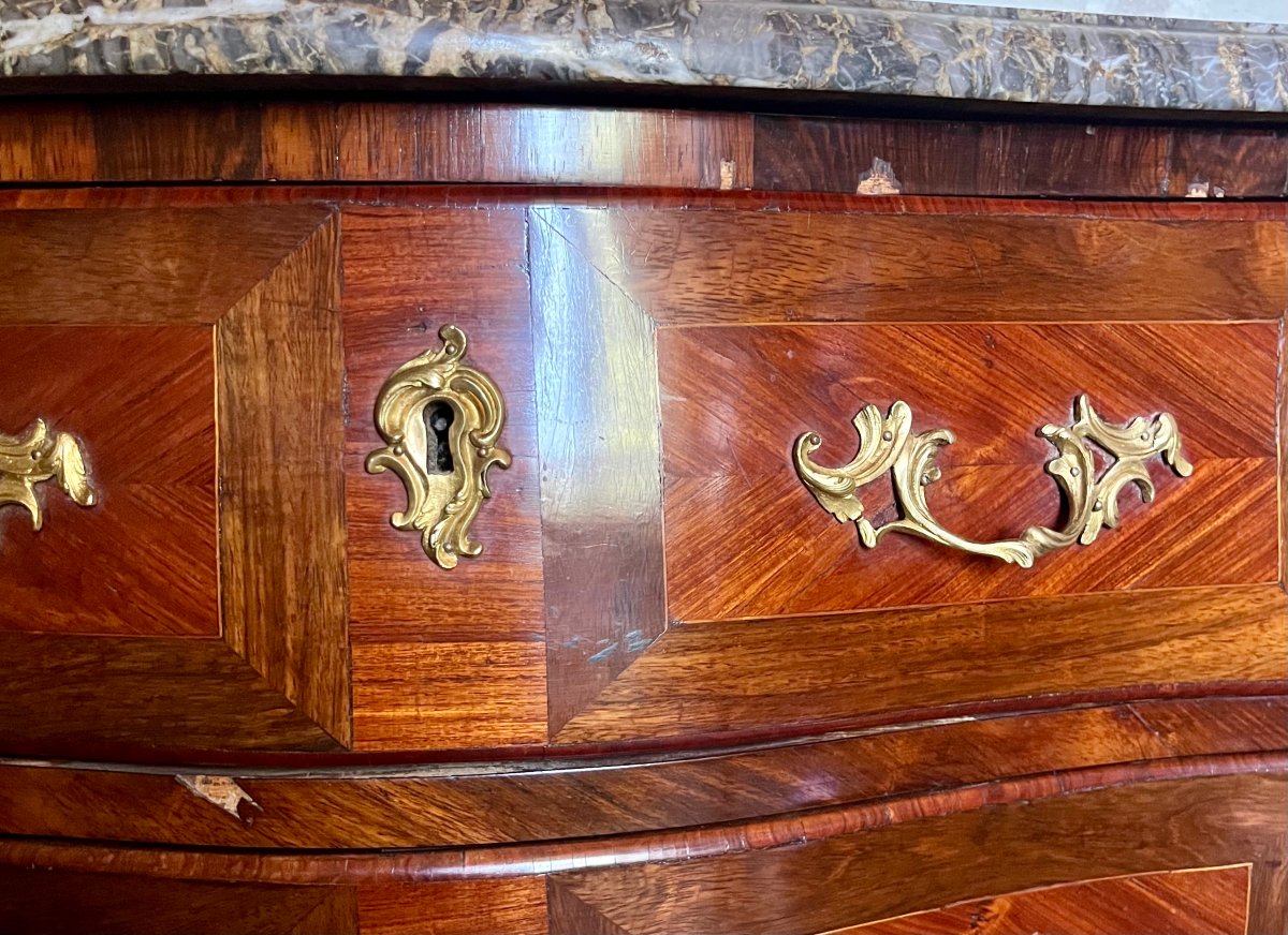 Chest Of Drawers Marked "jean-charles Ellaume," 18th Century-photo-1