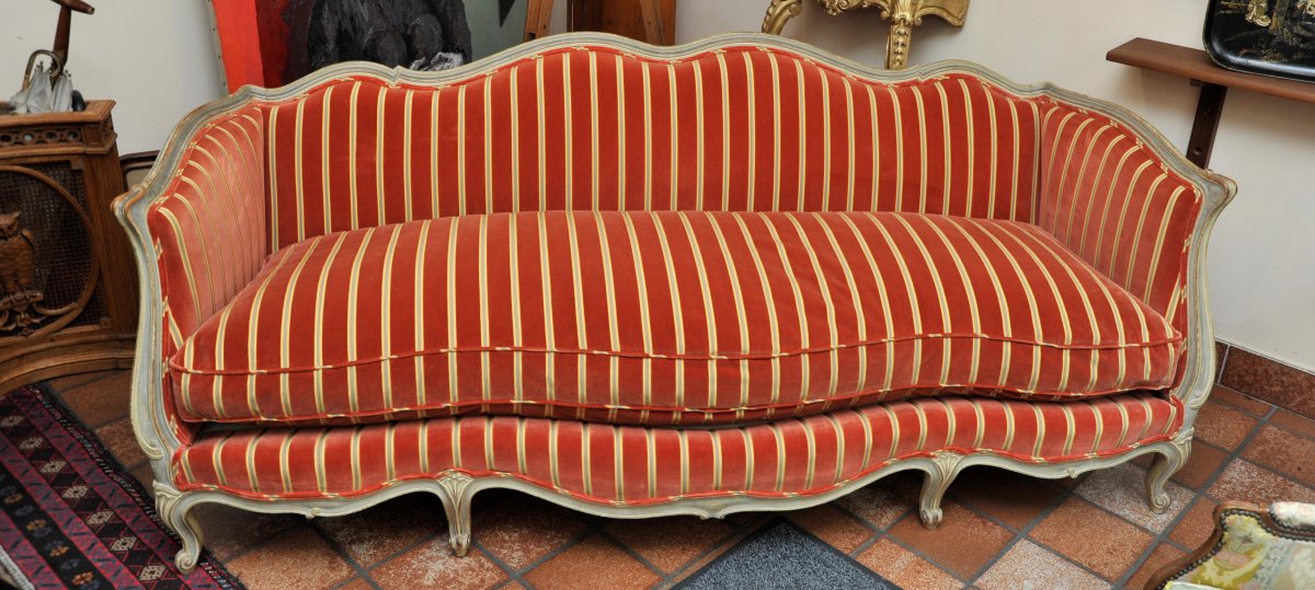 Canapé Banquette Sofa De Style Louis XV