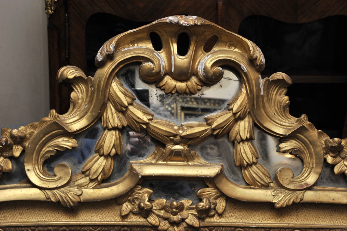 Mirror Pareclose Louis XV-photo-3