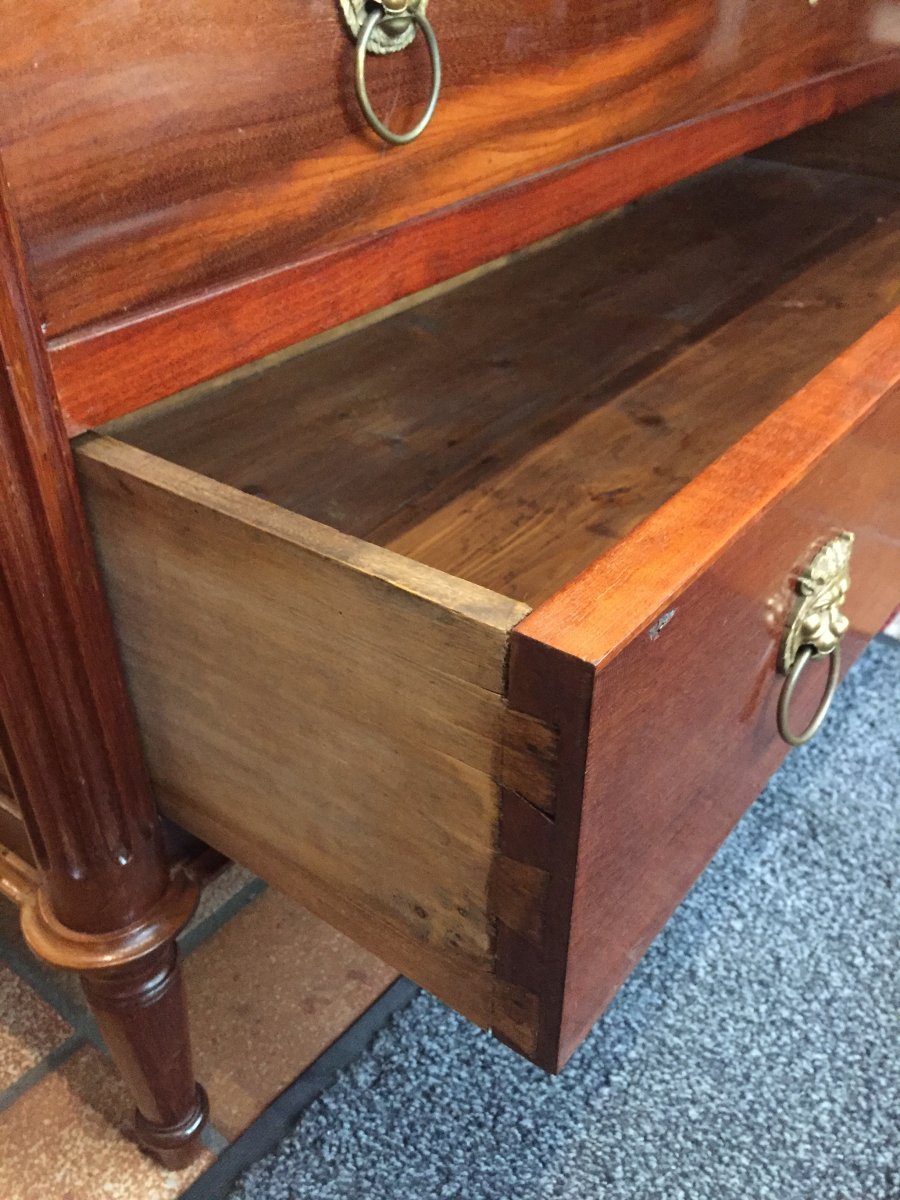 Commode Pantalonnière En Acajou-photo-1