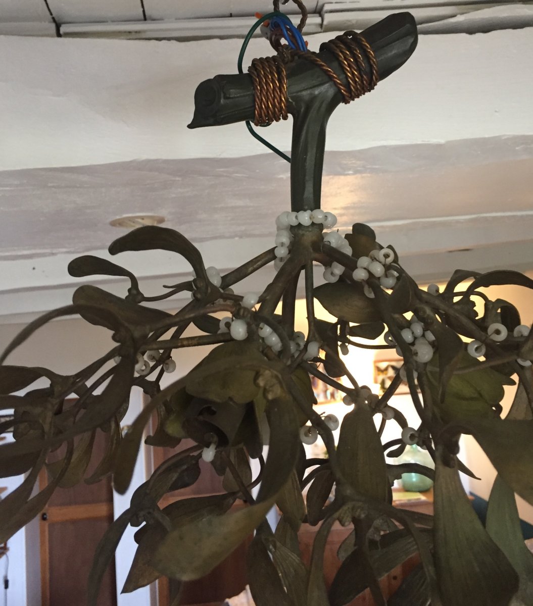 Chandelier Boule De Gui 3 Lights-photo-4