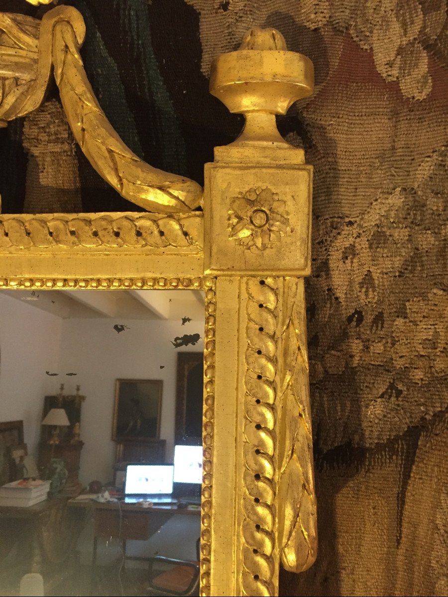 Grand Miroir d\'&eacute;poque Louis XVI-photo-3