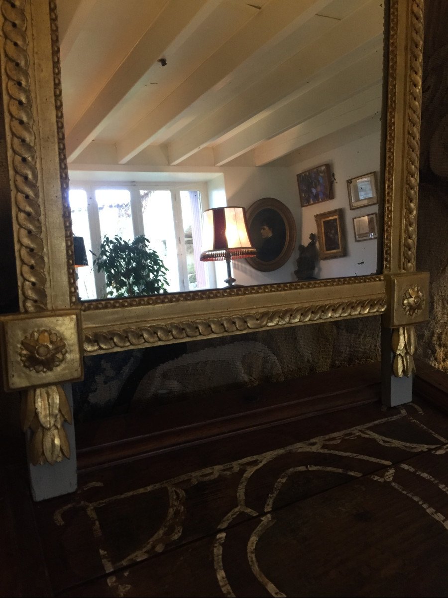 Grand Miroir d\'&eacute;poque Louis XVI-photo-1