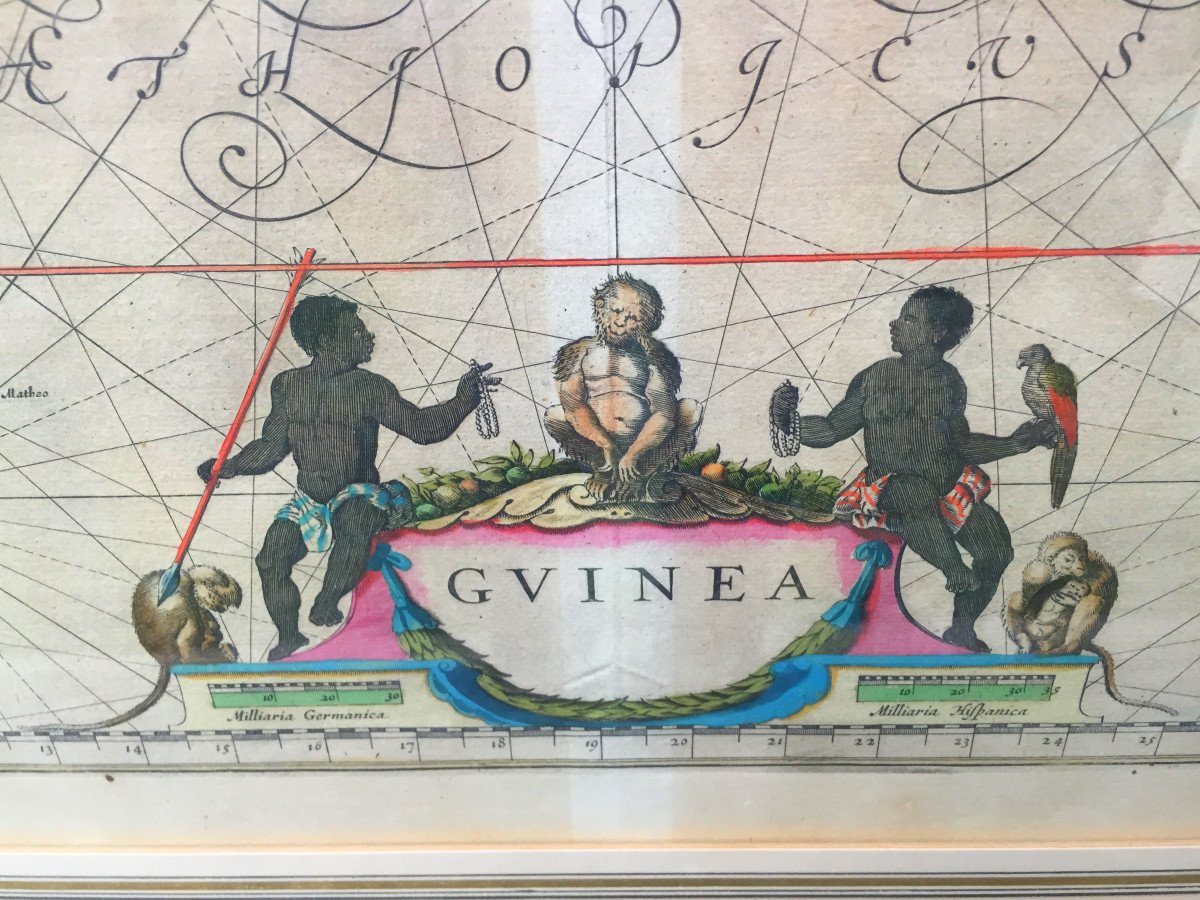 Carte Du Golfe De Guinée Par Blaeu, Vers 1650.-photo-2
