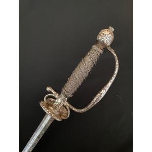 18th Century Children's Course Sword, Signed